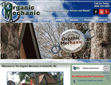 Tablet Screenshot of organic-mechanic.com